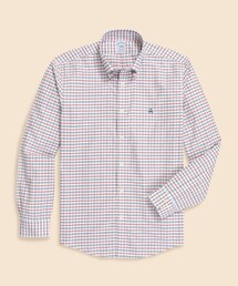 ストレッチオックスフォード GFロゴ シーズナルパターン カジュアルシャツ Regular Fit