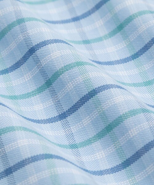 BROOKS BROTHERS(ブルックスブラザーズ)の「ストレッチオックスフォード GFロゴ シーズナルパターン カジュアルシャツ Regular Fit(シャツ/ブラウス・メンズ・ライトブルー/グリーン/ホワイト×レッド・LARGE/MEDIUM/X-LARGE/SMALL/X-SMALL)」の11枚目の写真