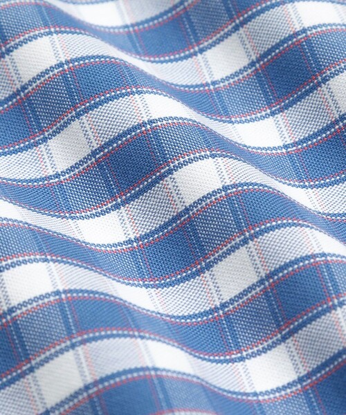 BROOKS BROTHERS(ブルックスブラザーズ)の「ストレッチオックスフォード GFロゴ シーズナルパターン カジュアルシャツ Regular Fit(シャツ/ブラウス・メンズ・ライトブルー/グリーン/ホワイト×レッド・LARGE/MEDIUM/X-LARGE/SMALL/X-SMALL)」の13枚目の写真