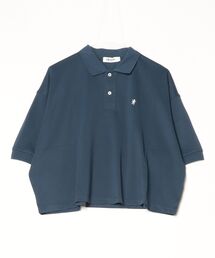 GYMPHLEX（ジムフレックス）の「Gymphlex/ジムフレックス　ポロカラードルマンスリーブプルオーバー　POLO COLLAR DOLMAN SLEEVE PULLOVER　GY-C0447 KKA（ポロシャツ）」