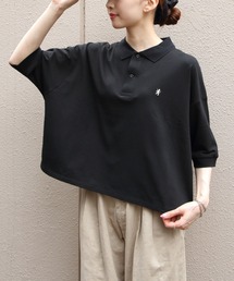 GYMPHLEX（ジムフレックス）の「Gymphlex/ジムフレックス　ポロカラードルマンスリーブプルオーバー　POLO COLLAR DOLMAN SLEEVE PULLOVER　GY-C0447 KKA（ポロシャツ）」