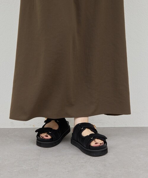 GALLARDAGALANTE(ガリャルダガランテ)の「【2.718】ダブルベルトサンダル(サンダル・レディース・ダークブラウン/ブラック・38/37/36)」の5枚目の写真