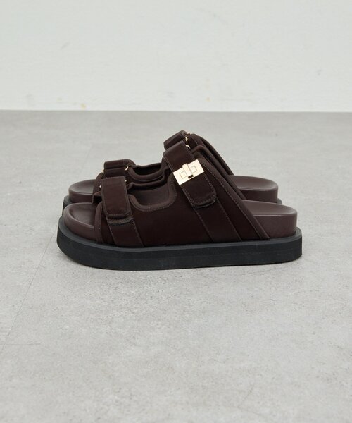 GALLARDAGALANTE(ガリャルダガランテ)の「【2.718】ダブルベルトサンダル(サンダル・レディース・ダークブラウン/ブラック・38/37/36)」の8枚目の写真