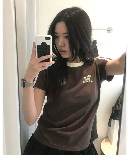 HAVISM（ヘビズム）の「W LLF UNIFORM S/S TEE(BROWN)（Tシャツ/カットソー・レディース・その他・ONE SIZE）」の15枚目の写真