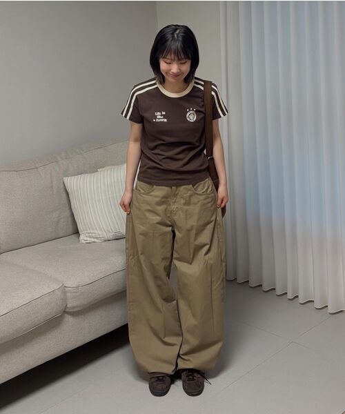HAVISM（ヘビズム）の「W LLF UNIFORM S/S TEE(BROWN)（Tシャツ/カットソー・レディース・その他・ONE SIZE）」の17枚目の写真