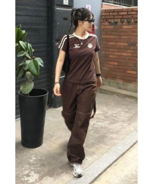 HAVISM（ヘビズム）の「W LLF UNIFORM S/S TEE(BROWN)（Tシャツ/カットソー・レディース・その他・ONE SIZE）」の7枚目の写真