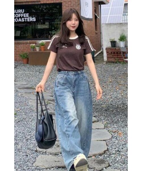 HAVISM（ヘビズム）の「W LLF UNIFORM S/S TEE(BROWN)（Tシャツ/カットソー・レディース・その他・ONE SIZE）」の8枚目の写真