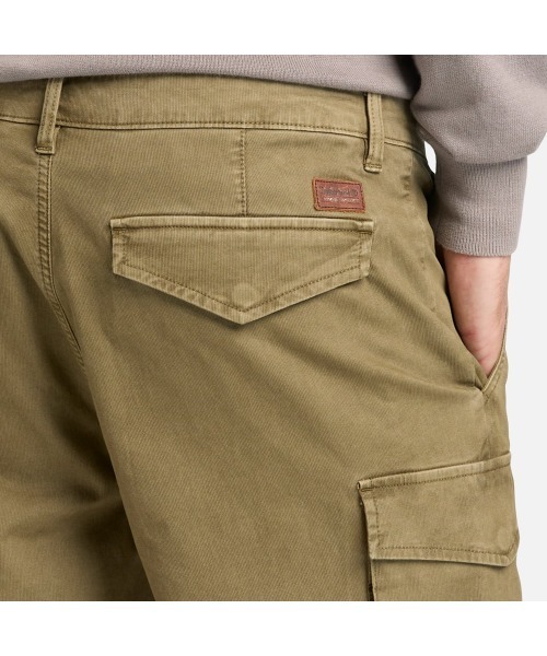 Timberland（ティンバーランド）の「ガーメント ダイ カーゴ パンツ メンズ（カーゴパンツ・メンズ・カーキ・30inch/34inch/32inch）」の3枚目の写真