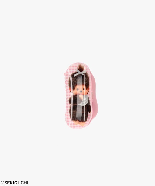 OVERRIDE(オーバーライド)の「OVERRIDE x Monchhichi HAIR CLIP / オーバーライド(バレッタ/ヘアクリップ・レディース・ホワイト/ピンク・FREE)」の2枚目の写真