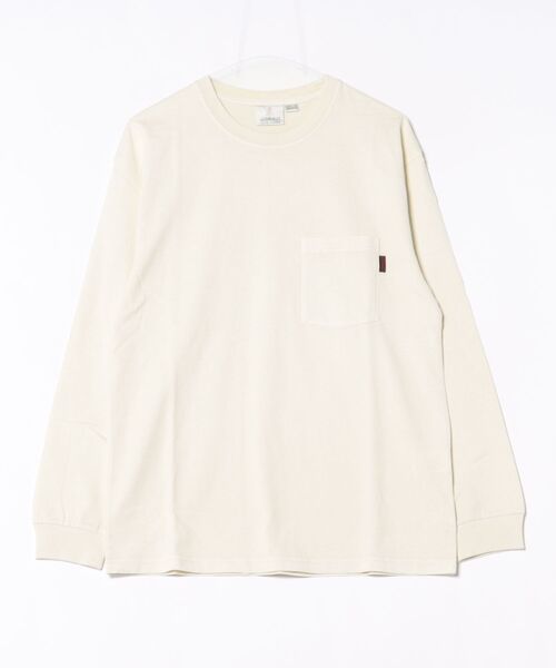 Gramicci(グラミチ)の「★GRAMICCI★L/S POCKET TEE PIGMENT DYED(Tシャツ/カットソー・メンズ・オフホワイト・X-LARGE/MEDIUM)」の1枚目の写真