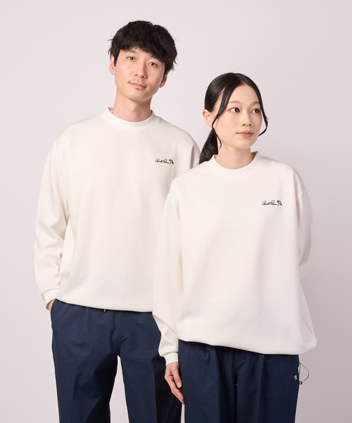 Arnold Palmer(アーノルドパーマー)の「シルキーポンチ シェア ヘムスピンドル ロングTシャツ(Tシャツ/カットソー・レディース・ピンク/ホワイト/ネイビー・LL/L/M/S/XS)」の1枚目の写真