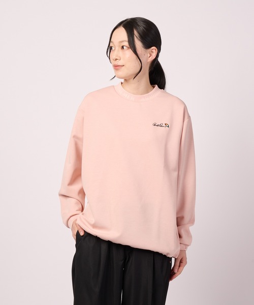 Arnold Palmer(アーノルドパーマー)の「シルキーポンチ シェア ヘムスピンドル ロングTシャツ(Tシャツ/カットソー・レディース・ピンク/ホワイト/ネイビー・LL/L/M/S/XS)」の3枚目の写真