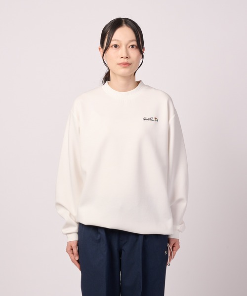 Arnold Palmer(アーノルドパーマー)の「シルキーポンチ シェア ヘムスピンドル ロングTシャツ(Tシャツ/カットソー・レディース・ピンク/ホワイト/ネイビー・LL/L/M/S/XS)」の10枚目の写真