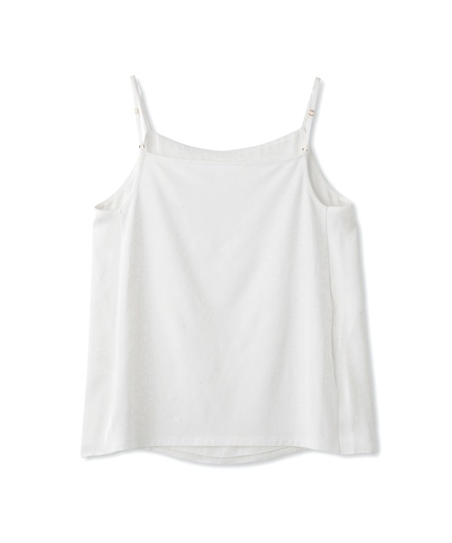 ROPE'（ロペ）の「サテンコンビジャージーキャミソール/イージーケア（キャミソール・レディース・オフホワイト/ブラック・FREE）」の20枚目の写真