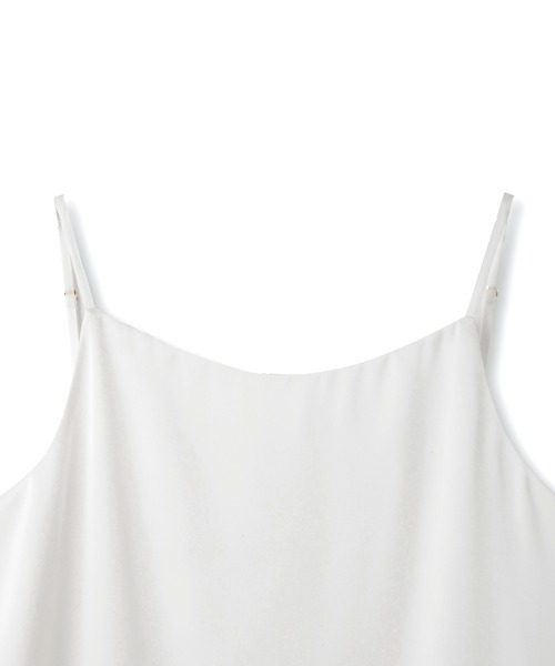 ROPE'（ロペ）の「サテンコンビジャージーキャミソール/イージーケア（キャミソール・レディース・オフホワイト/ブラック・FREE）」の21枚目の写真