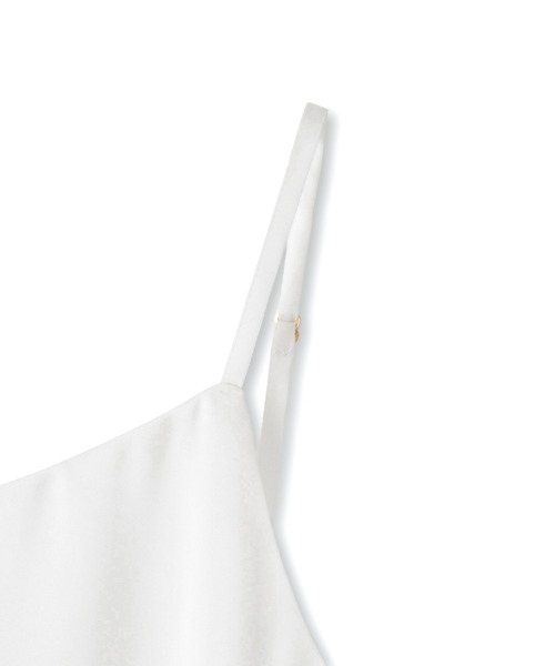 ROPE'（ロペ）の「サテンコンビジャージーキャミソール/イージーケア（キャミソール・レディース・オフホワイト/ブラック・FREE）」の22枚目の写真