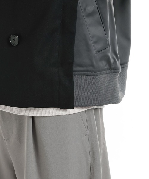 HARE（ハレ）の「MA-1ドッキングジャケット(HARE)（テーラードジャケット・メンズ・ネイビー/ブラック・FREE）」の20枚目の写真