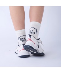 FILA（フィラ）の「FILA GOLF フィラゴルフ ゴルフウェア 抗菌防臭 足底パイル編み ショート丈 クルーソックス　靴下（ソックス/靴下）」