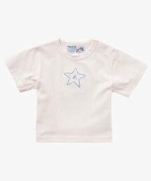 agnes b.（アニエスベー）の「ベビー "b." ロゴ スター コットン 半袖 Tシャツ "Domi"（Tシャツ/カットソー）」