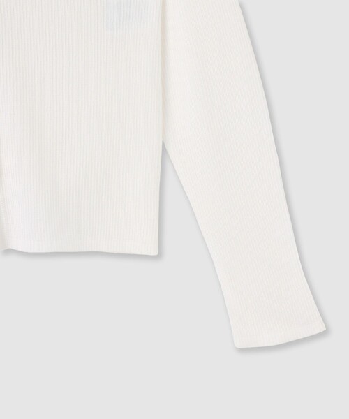 ANAYI（アナイ）の「アセテートポリエステルVカーディガン（カーディガン/ボレロ・レディース・ホワイト/ブルー/ブラック/ミント/ラベンダー/ベージュ・38/36）」の20枚目の写真