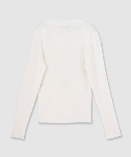 ANAYI（アナイ）の「アセテートポリエステルVカーディガン（カーディガン/ボレロ・レディース・ホワイト/ブルー/ブラック/ミント/ラベンダー/ベージュ・38/36）」の19枚目の写真