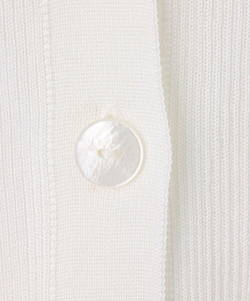 ANAYI（アナイ）の「アセテートポリエステルVカーディガン（カーディガン/ボレロ・レディース・ホワイト/ブルー/ブラック/ミント/ラベンダー/ベージュ・38/36）」の18枚目の写真