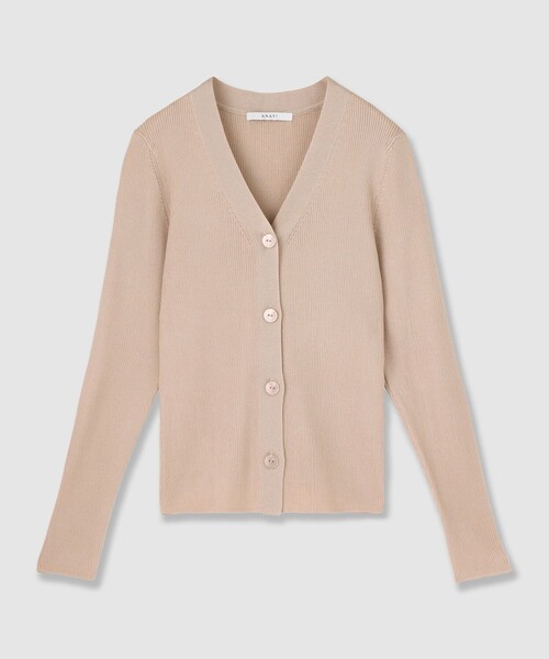 ANAYI（アナイ）の「アセテートポリエステルVカーディガン（カーディガン/ボレロ・レディース・ホワイト/ブルー/ブラック/ミント/ラベンダー/ベージュ・38/36）」の16枚目の写真