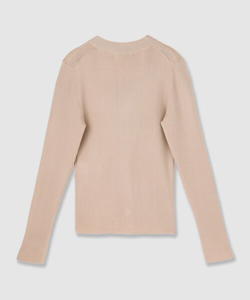 ANAYI（アナイ）の「アセテートポリエステルVカーディガン（カーディガン/ボレロ・レディース・ホワイト/ブルー/ブラック/ミント/ラベンダー/ベージュ・38/36）」の15枚目の写真