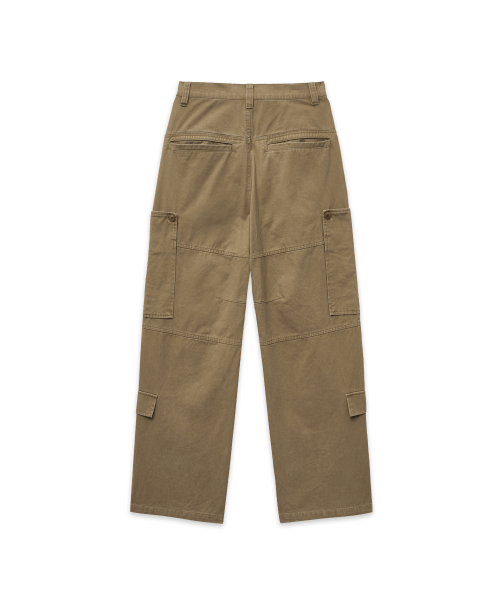INTEMPOMOOD(インテンポムード)の「ボタンポケットカーゴパンツ_ベージュ(その他パンツ・レディース・ベージュ・MEDIUM/LARGE/X-LARGE)」の19枚目の写真
