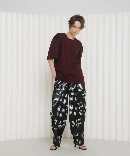 LAATO（ラート）の「black flower pants（その他パンツ・レディース・その他1・TALL/FREE）」の6枚目の写真