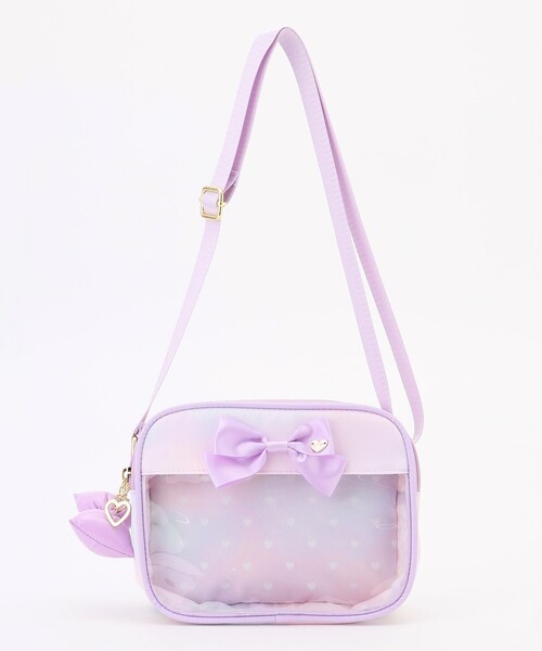 ANY(エニィ)の「クリアポケットショルダーバッグ(ショルダーバッグ・キッズ・ブラック系/ライラック系8・F)」の7枚目の写真