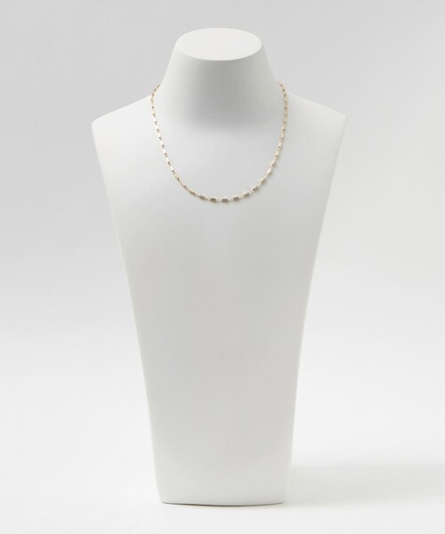 BEAUTY&YOUTH UNITED ARROWS（ビューティーアンドユースユナイテッドアローズ）の「ユニーク ボックスチェーン ネックレス（ネックレス・レディース・シルバー/ゴールド・FREE）」の9枚目の写真