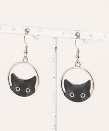 【Sonu jewelry（ソヌジュエリー）】ネコデザイン　フックピアス son-pierce-58-3【RBTS】