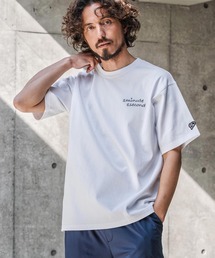 1minute 1second（ワンミニットワンセカンド）の「mt10277-9oz heavy weight cut & sewn (cursive embroidery) カットソー(1M26N200)（Tシャツ/カットソー）」