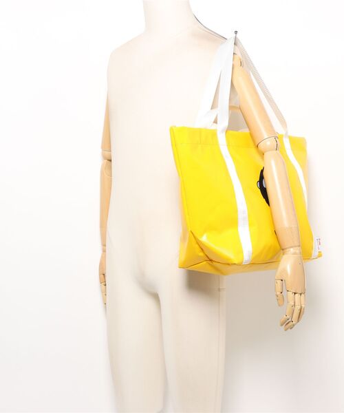 DAY OUT(デイアウト)の「FuN THE AnimaLs / FTA-ParK TOTE(トートバッグ・レディース・イエロー/ホワイト/ブルー/グレー/オレンジ・FREE)」の6枚目の写真