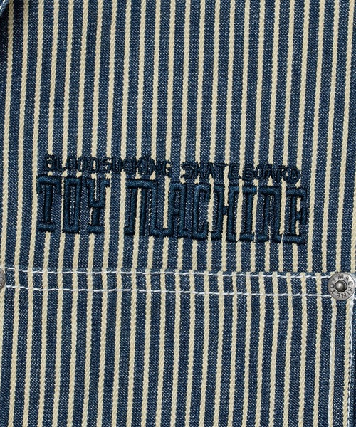 TOY MACHINE(トイ マシーン)の「TM RITUAL SECT DENIM JACKET(デニムジャケット・メンズ・ブラック/その他1・M/L/XL)」の4枚目の写真