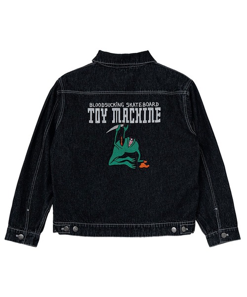 TOY MACHINE(トイ マシーン)の「TM RITUAL SECT DENIM JACKET(デニムジャケット・メンズ・ブラック/その他1・M/L/XL)」の11枚目の写真