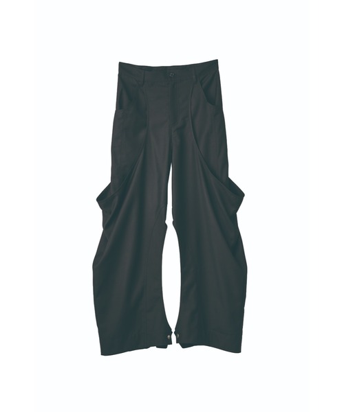 Knuth Marf（クヌースマーフ）の「Knuth Marf high-boot detailpants（その他パンツ・レディース・ブラウン/ブラック・MEDIUM/SMALL/X-SMALL）」の6枚目の写真