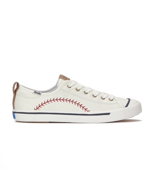 Keds(ケッズ)の「Keds ケッズ クルーズ レザー オフホワイト(スニーカー・レディース・オフホワイト・23.0cm/24.0cm/24.5cm/25.0cm/22.5cm/23.5cm)」の2枚目の写真