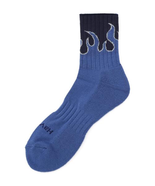 ROYAL FLASH（ロイヤルフラッシュ）の「ROSTER SOX/ロスターソックス/FIRE SOX（ソックス/靴下・メンズ・ブルー/ブラウン/オレンジ・2）」の3枚目の写真