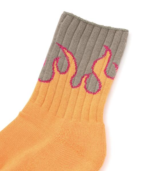 ROYAL FLASH（ロイヤルフラッシュ）の「ROSTER SOX/ロスターソックス/FIRE SOX（ソックス/靴下・メンズ・ブルー/ブラウン/オレンジ・2）」の4枚目の写真