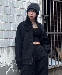 1993STUDIO（1993スタジオ）の「シンボルロゴナイロンフィールドジャケット_ブラック（ナイロンジャケット）」