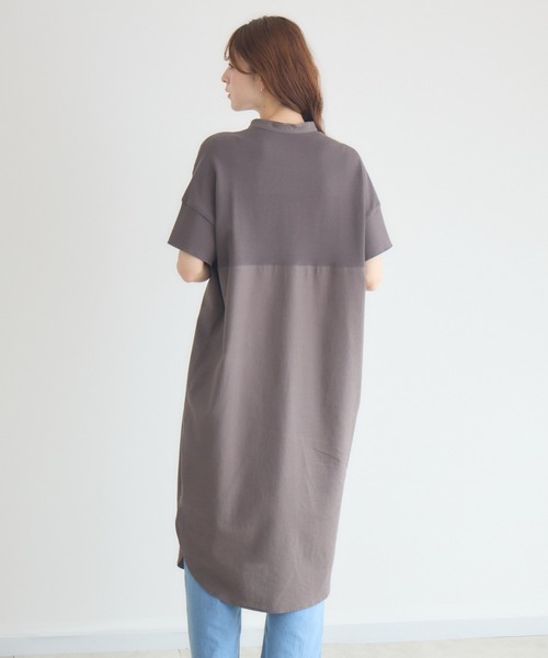 KATHARINE ROSS（キャサリンロス）の「【KATHARINE ROSS】ニットドッキングドルマンワンピース（ワンピース・レディース・ブラック/チャコールグレー・FREE）」の14枚目の写真