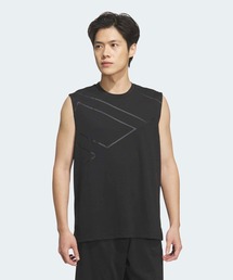 adidas | テック エッセンシャルズ ビッグロゴ グラフィック レギュラーフィット タンクトップ / アディダス adidas(タンクトップ)