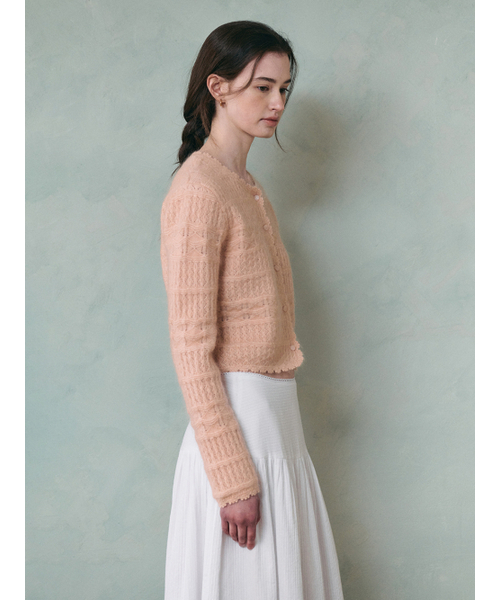LENINA（レニーナ）の「DALENA scasi mohair knit cardigan_PINK（カーディガン/ボレロ・レディース・PINK・FREE）」の3枚目の写真