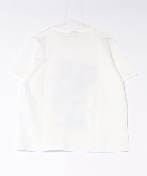 Desigual(デシグアル)の「フラワーベースグラフィックコットンTシャツ(Tシャツ/カットソー・レディース・ホワイト・XL/L/M/S/XS)」の2枚目の写真