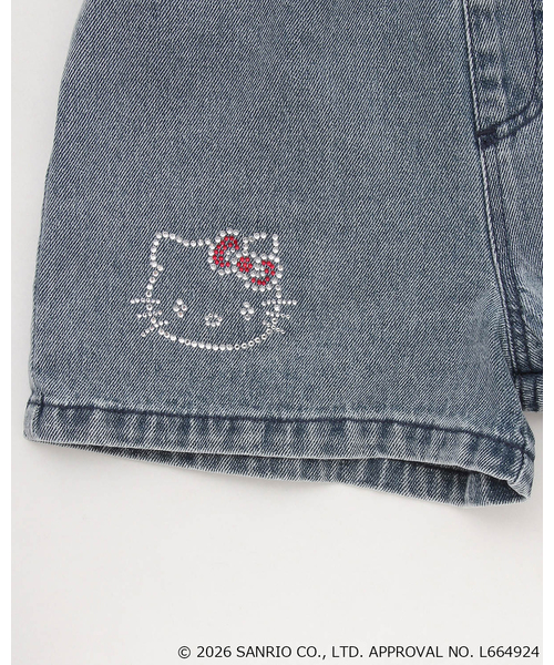 minimal(ミニマル)の「【人気商品再入荷】【サンリオキャラクターズ】デニムショートパンツ(その他パンツ・キッズ・イエロー/レッド/サックスブルー/ブラック・120cm/130cm/140cm/110cm)」の18枚目の写真