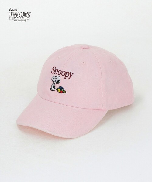 PEANUTS(ピーナッツ)の「【別注】<FRUIT OF THE LOOM × PEANUTS>キャップ / キッズ(キャップ・キッズ・グレー系/ライトピンク/ベージュ・FREE(54-56cm))」の3枚目の写真