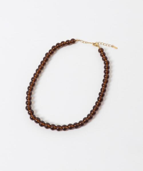 SMELLY（スメリー）の「ステンレスカラーボールビーズネックレス（ネックレス・レディース・ブラウン/レッド・-）」の18枚目の写真