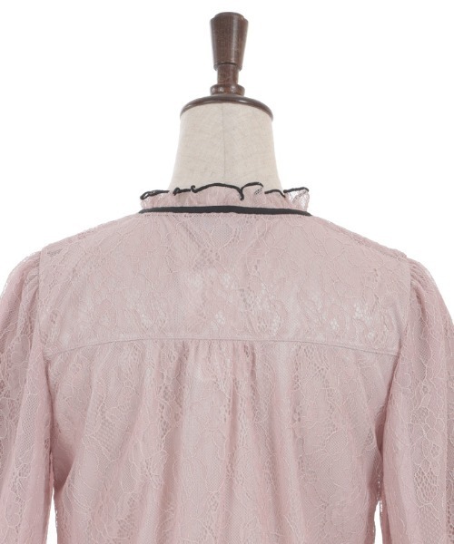 ボレロ風バイカラーレースPO（Tシャツ/カットソー）｜axes femme
